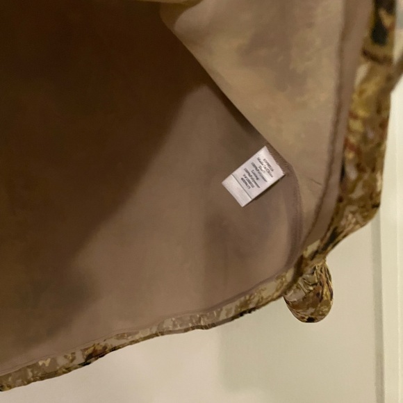 COLDWATER CREEK
BEIGE/BROWN FLORAL
DESIGN CHIFFON BLOUSE SZ L - Picture 6 of 9